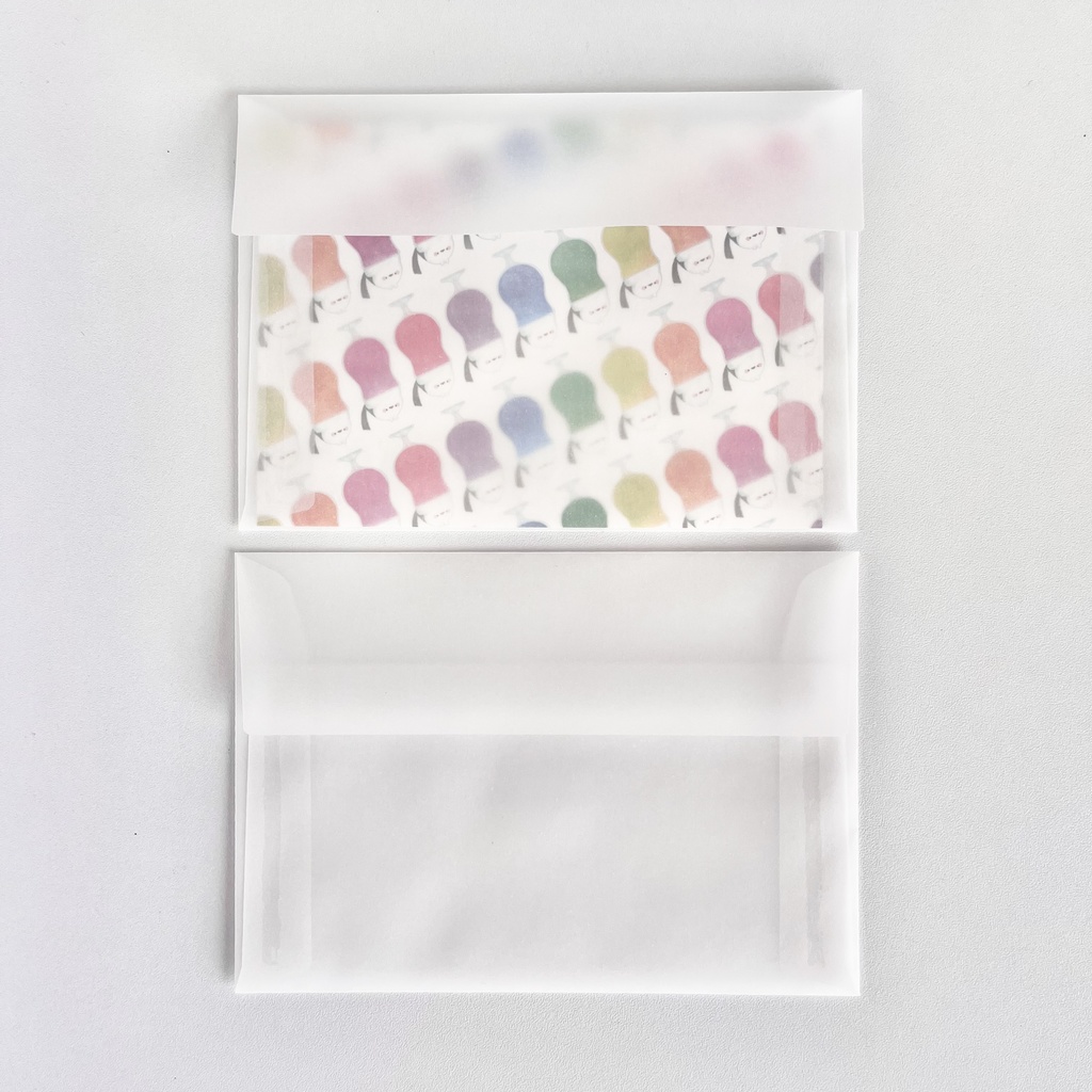 【北海道のどうぶつシリーズ】7色のシマエナガクリームソーダ【レターセット】