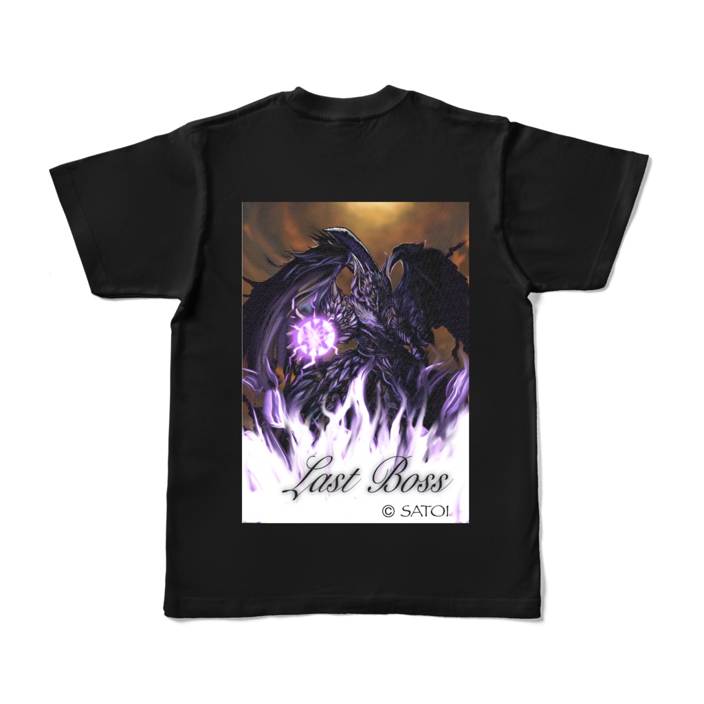 Last Boss オリジナル黒 Tシャツ