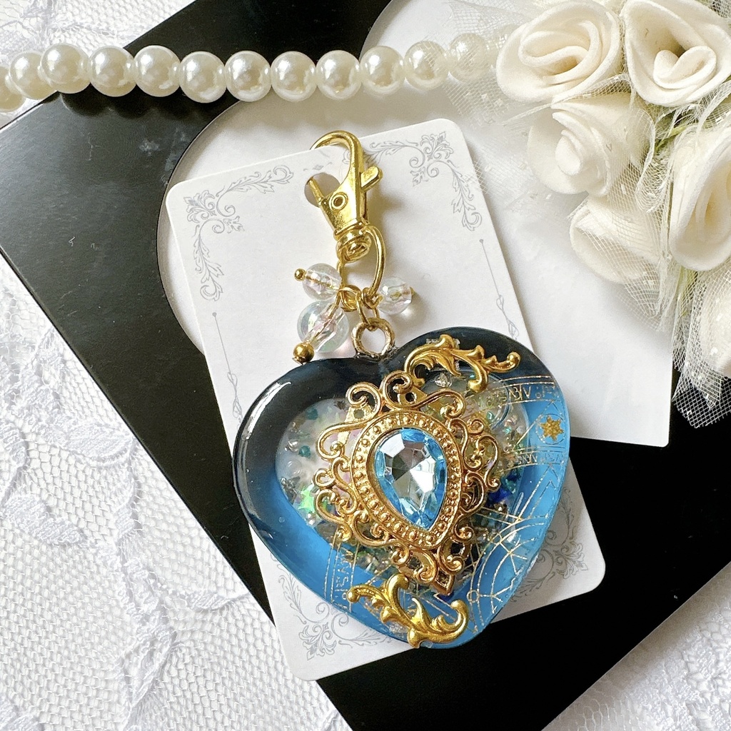 蒼の女神バージョン 女神の舞踏会– Bal de Déesse – オイル入りシェイカー シャカシャカキーホルダー