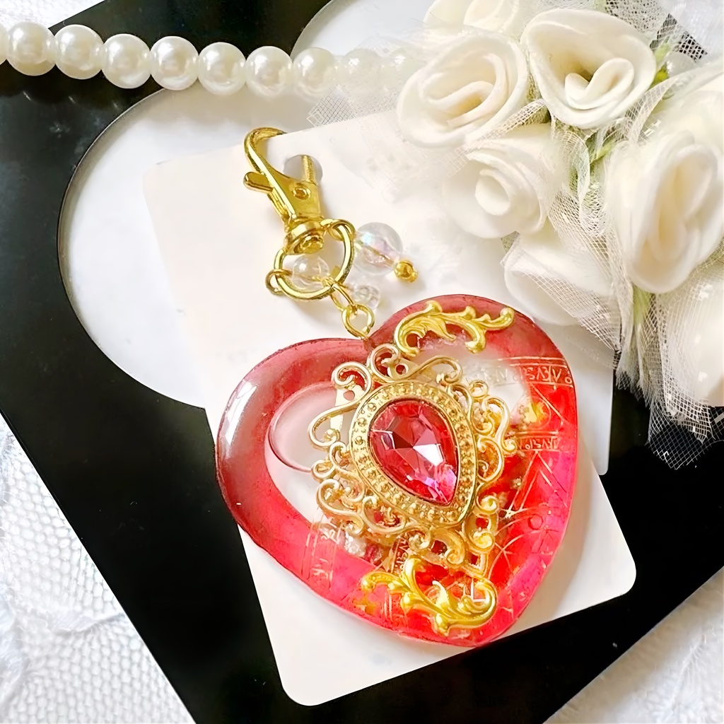 きらめきのルビーレッド 女神の舞踏会– Bal de Déesse – オイル入りシェイカー シャカシャカキーホルダー