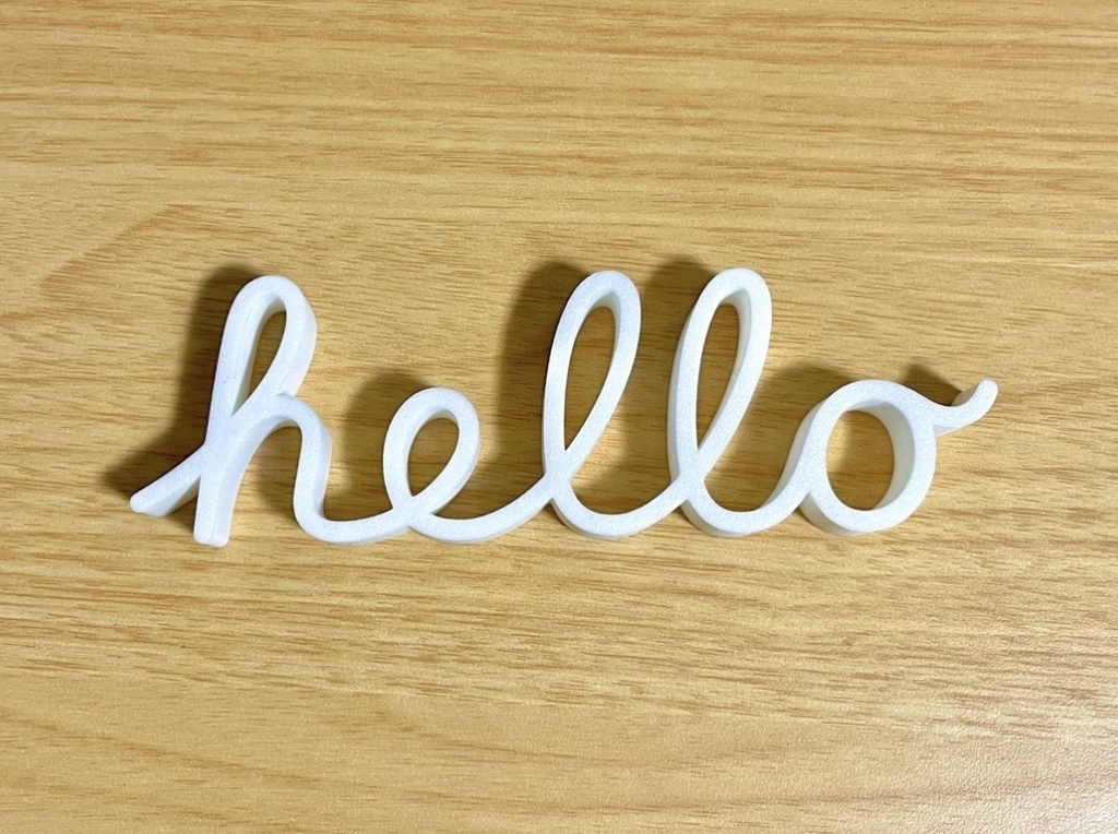 林檎風「hello」オブジェ