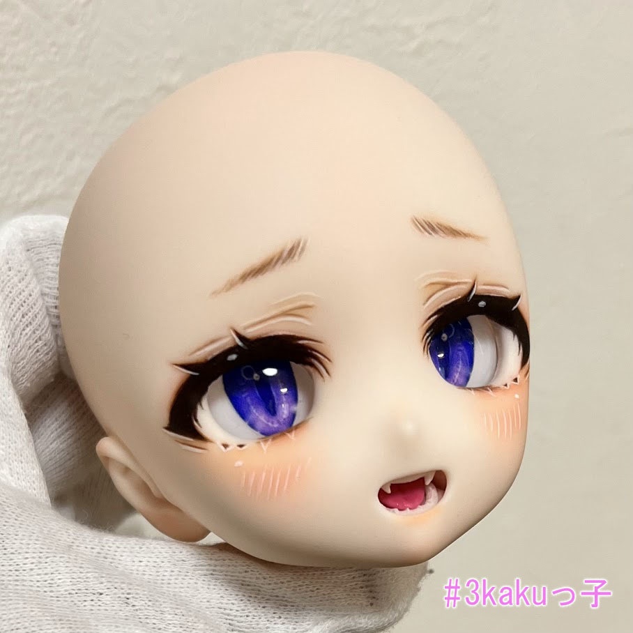 カスタムヘッド】DDH-27 セミホワイト(ソフビ盛り） - △3kaku△dolls