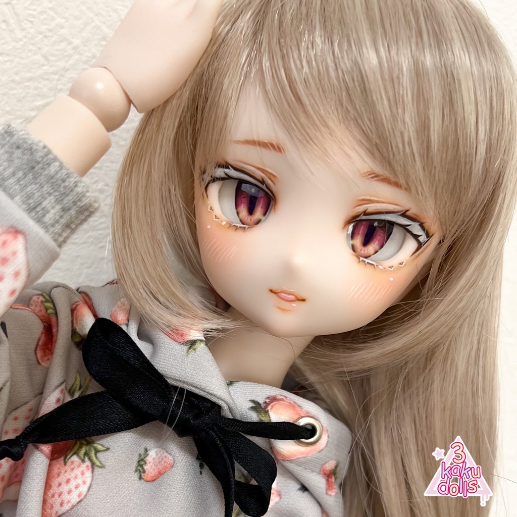 【カスタムヘッド】DDH-27 セミホワイト(ソフビ盛り)