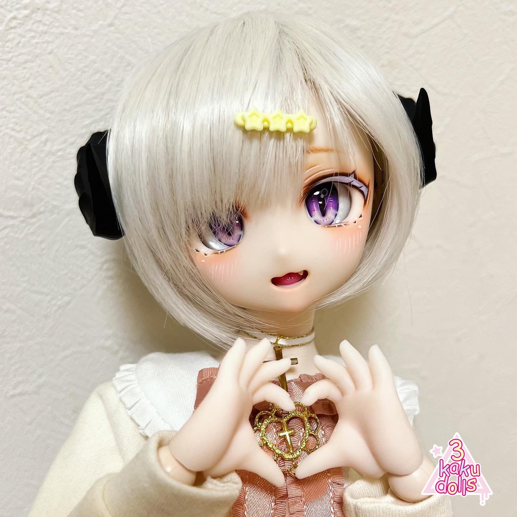 【カスタムヘッド】DDH-27 (手描き碁石アイ&カボションアイ付、口パーツ付)