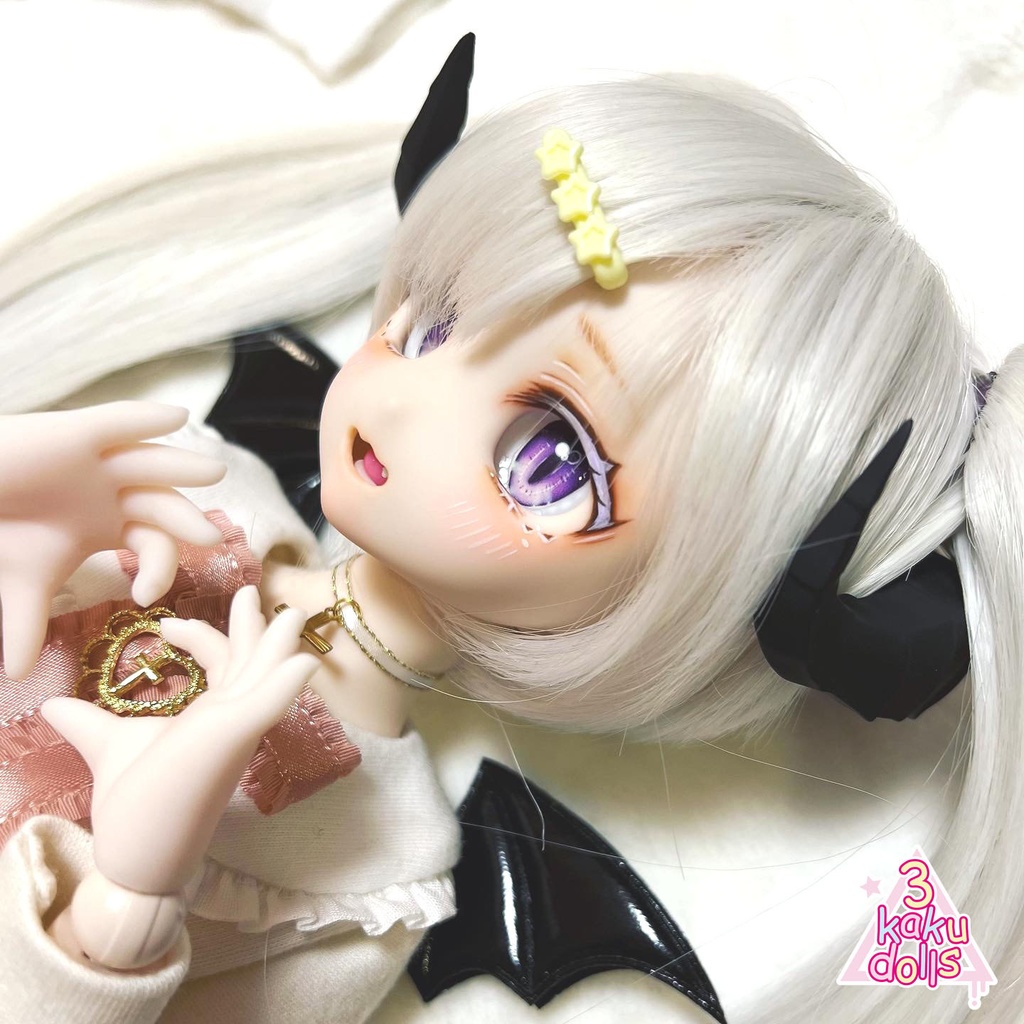 【カスタムヘッド】DDH-27 (手描き碁石アイ&カボションアイ付、口パーツ付)