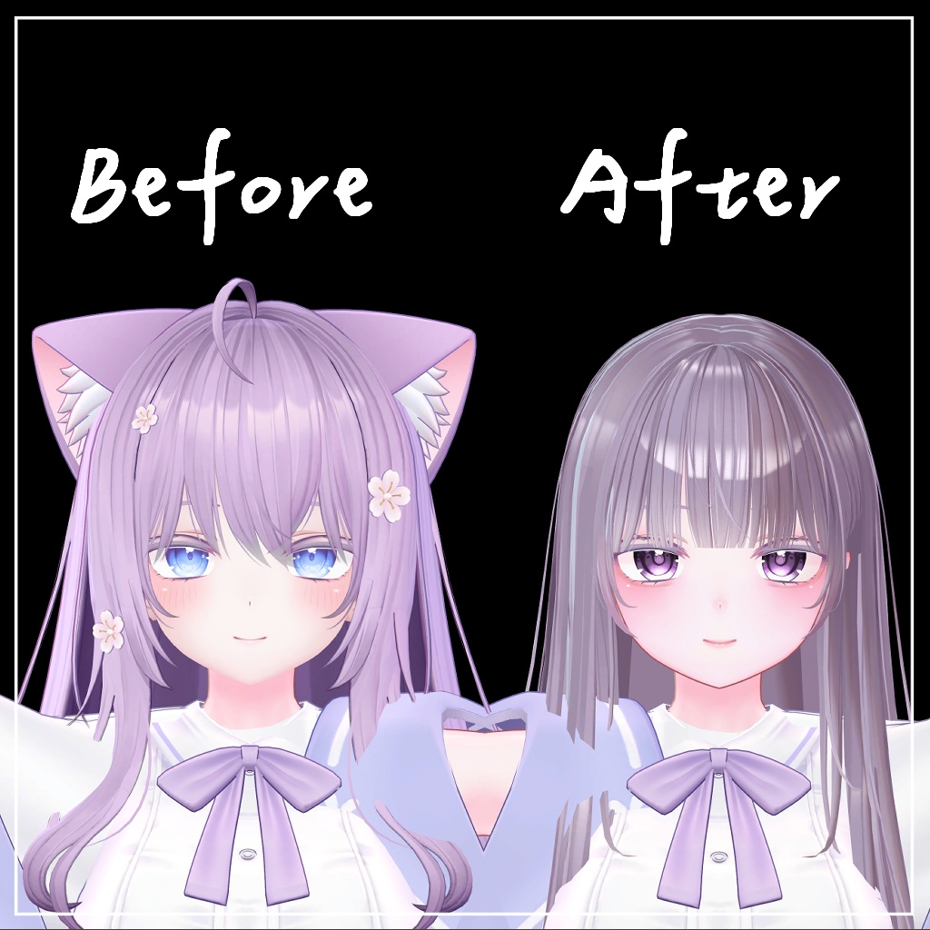 【萌】メイク & 瞳テクスチャ