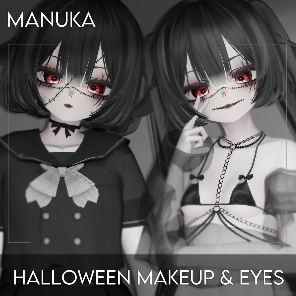 【マヌカ】Halloween Makeup & Eyes
