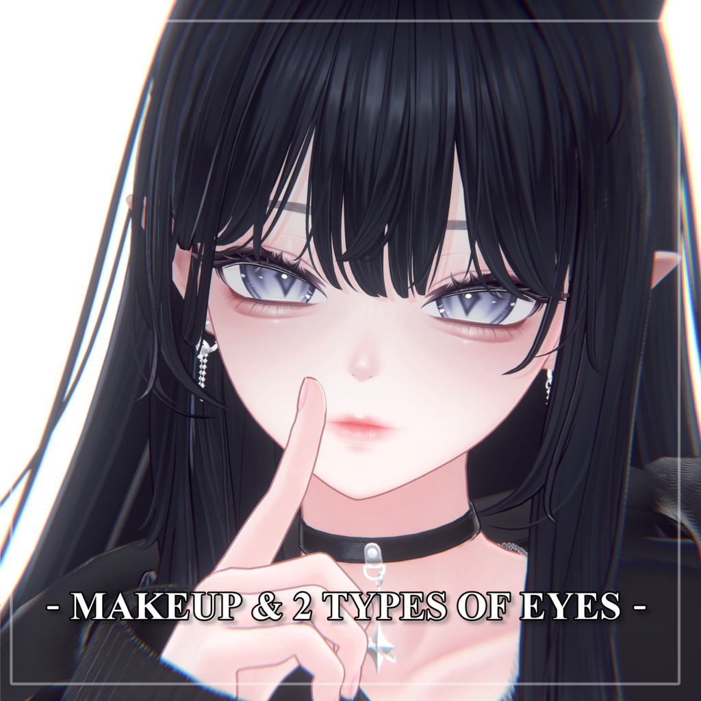 【海咲】MAKEUP & 2 Types of Eyes & Face Blendshape
