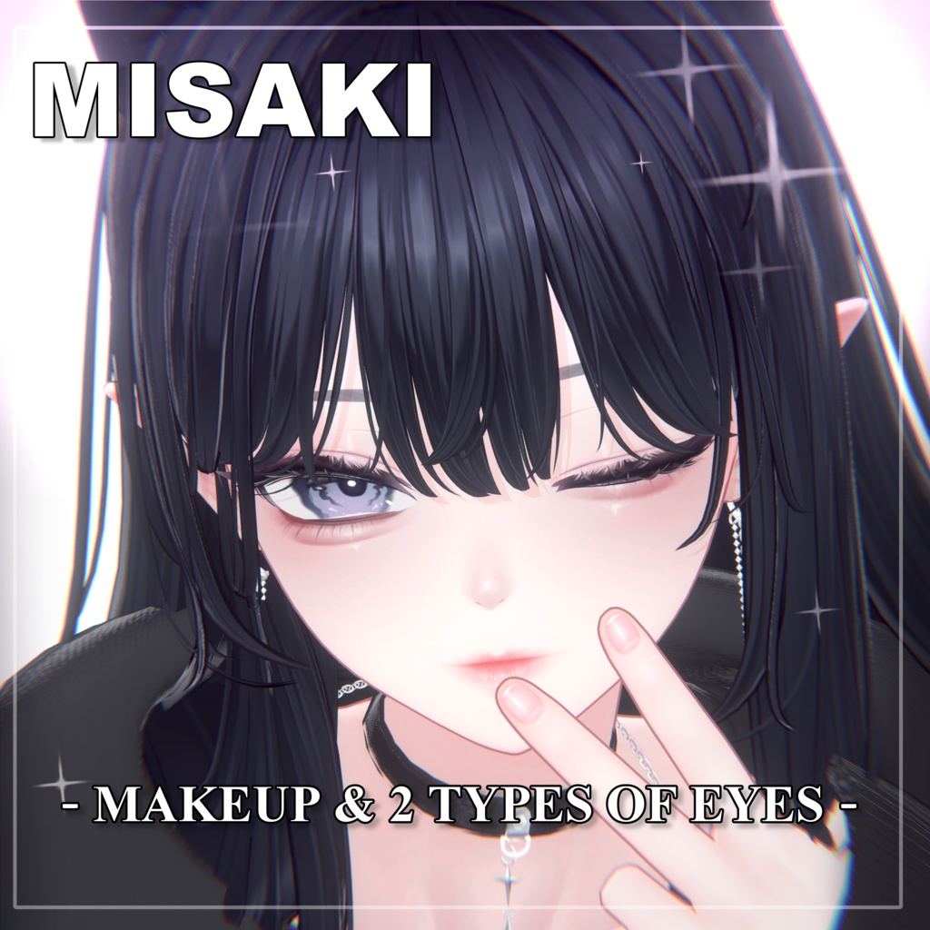 【海咲】MAKEUP & 2 Types of Eyes & Face Blendshape