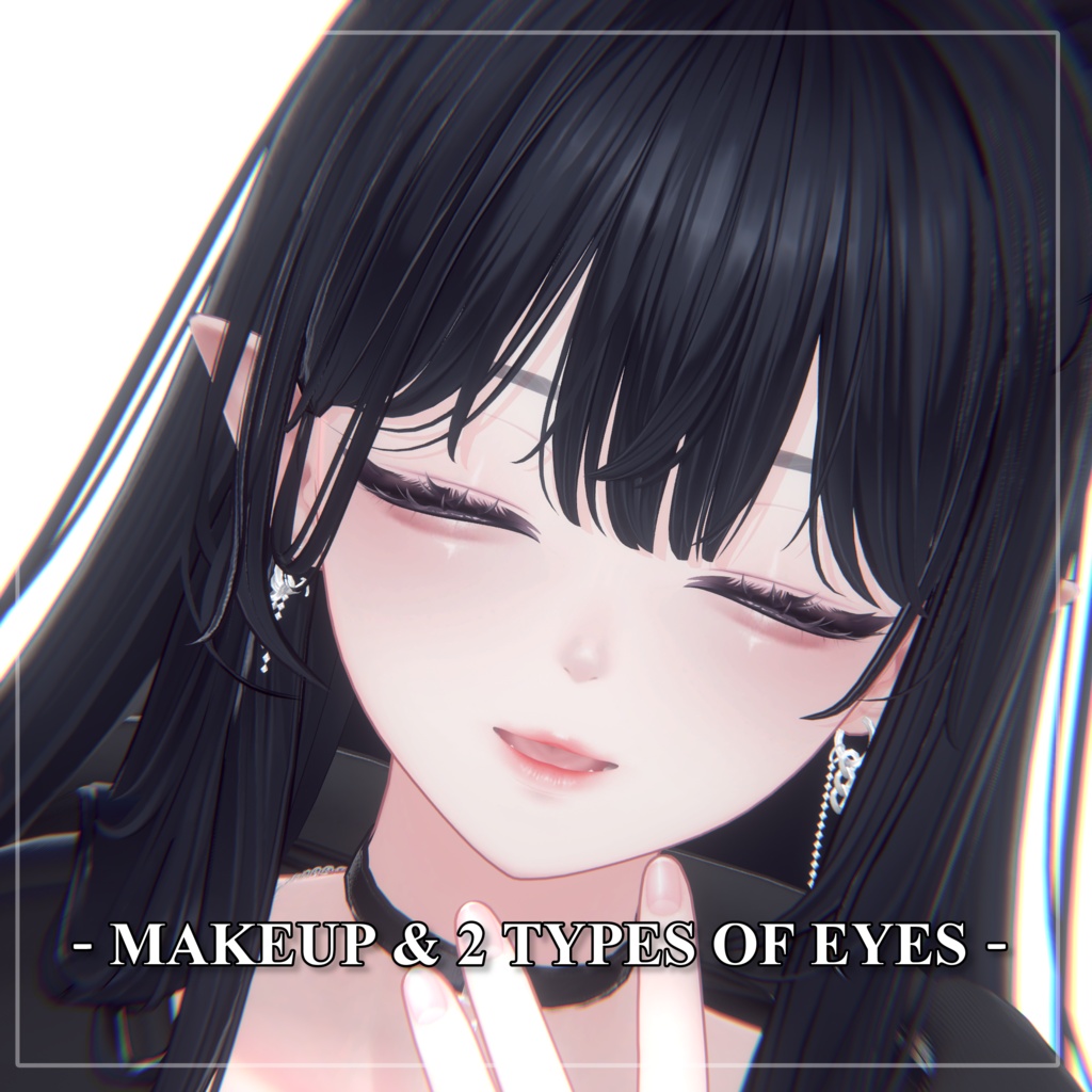 【海咲】MAKEUP & 2 Types of Eyes & Face Blendshape