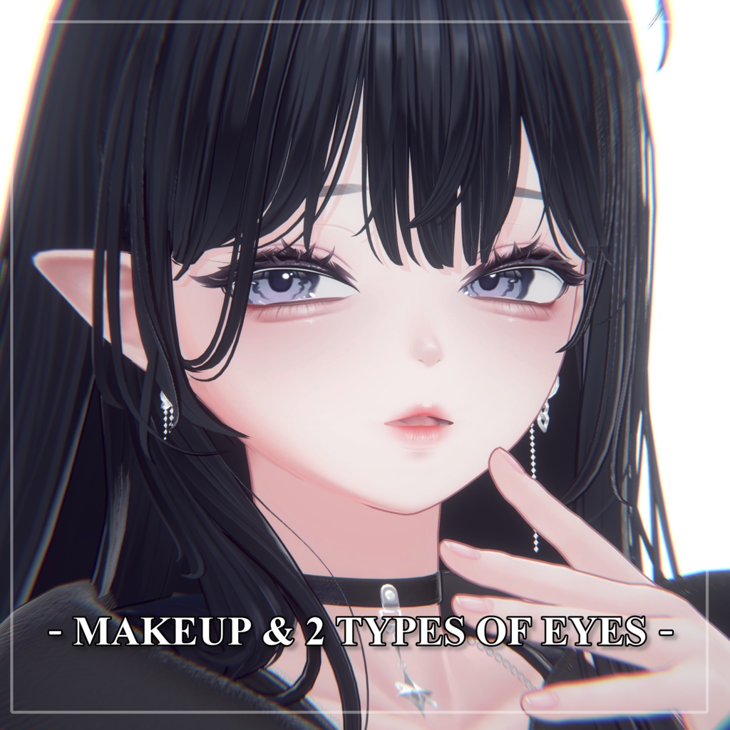 【海咲】MAKEUP & 2 Types of Eyes & Face Blendshape