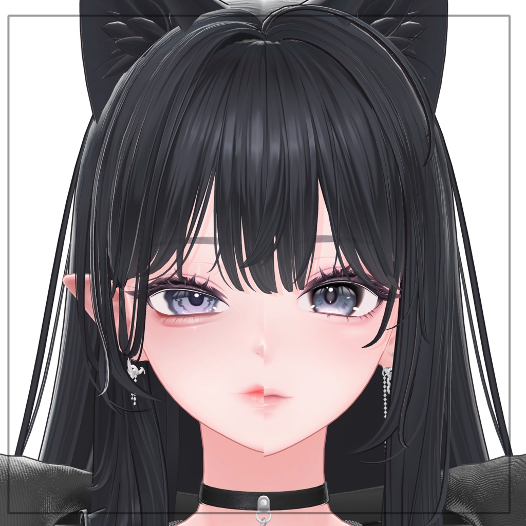 【海咲】MAKEUP & 2 Types of Eyes & Face Blendshape