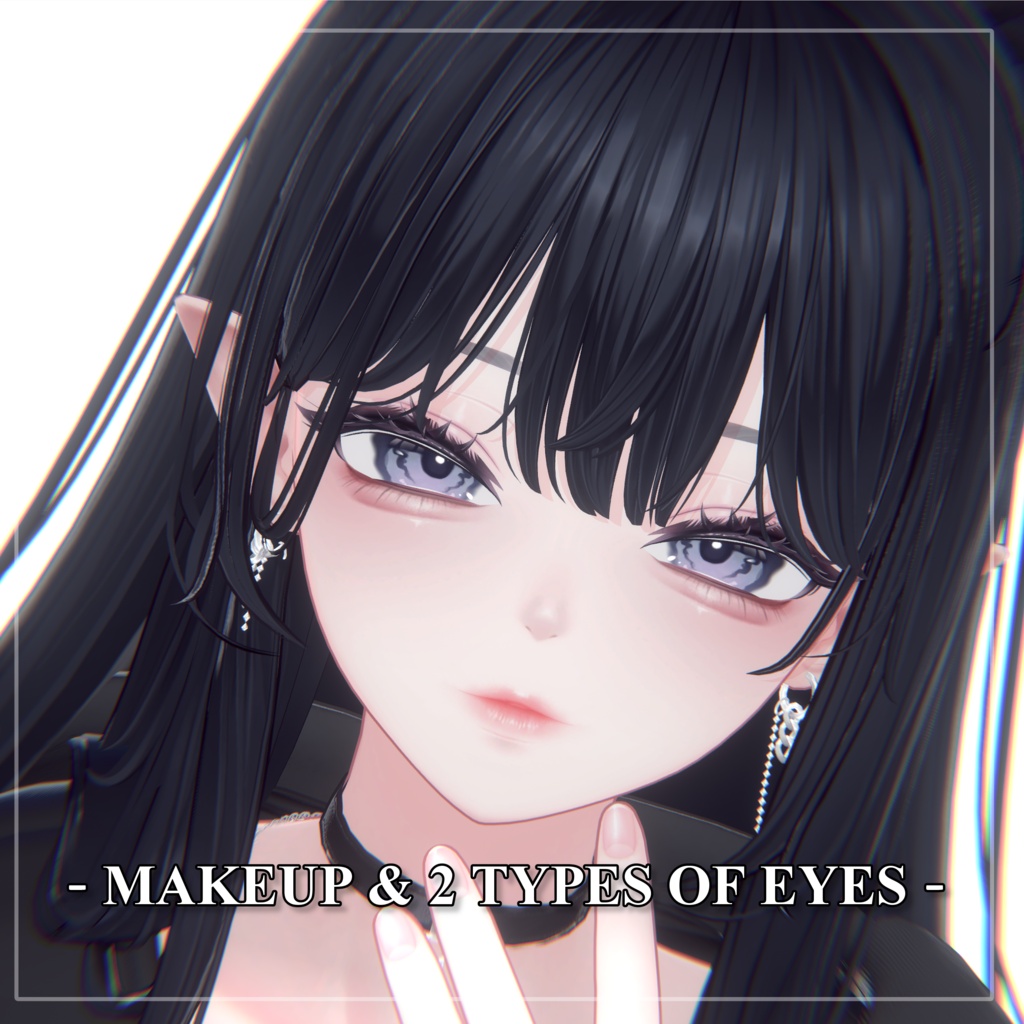 【海咲】MAKEUP & 2 Types of Eyes & Face Blendshape