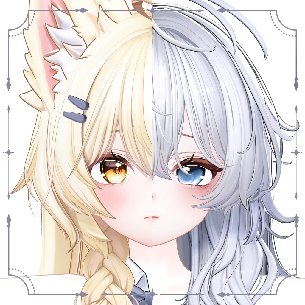 【まよ】清楚系MAKEUP & EYE & Face Blendshape