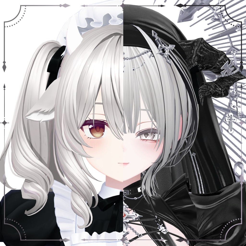【ミルティナ】✧純潔✧ MAKEUP & EYE & Face Blendshape