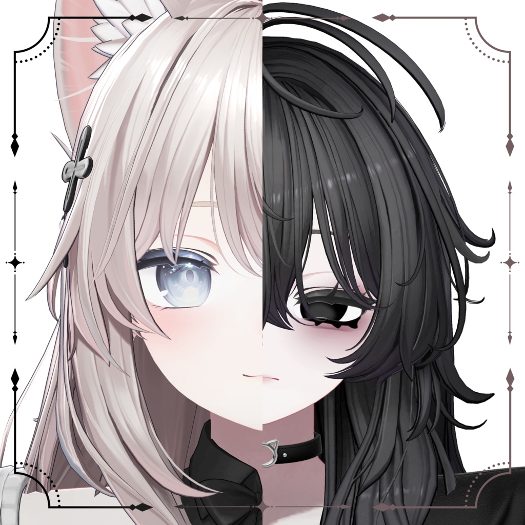 【しなの】Moonlit Doll ☽ MAKEUP & EYE & Face Blendshape 1