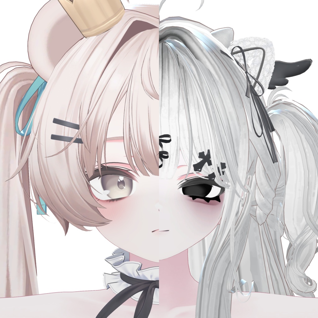 【ミルフィ】Moonlit Doll ☽ MAKEUP & EYE & Face Blendshape 1