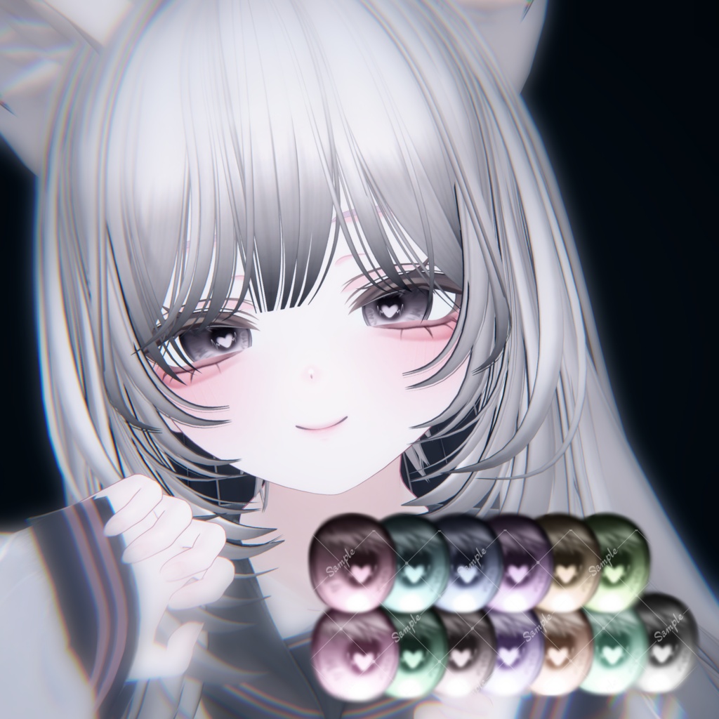 【ミルフィ】Heart Signalﮩ٨ـ♡ﮩ٨ـ MAKEUP & EYE & Face Blendshape