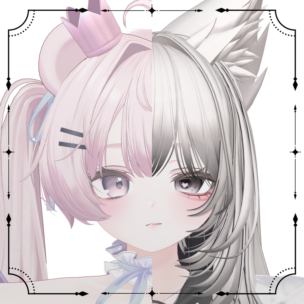 【ミルフィ】Heart Signalﮩ٨ـ♡ﮩ٨ـ MAKEUP & EYE & Face Blendshape