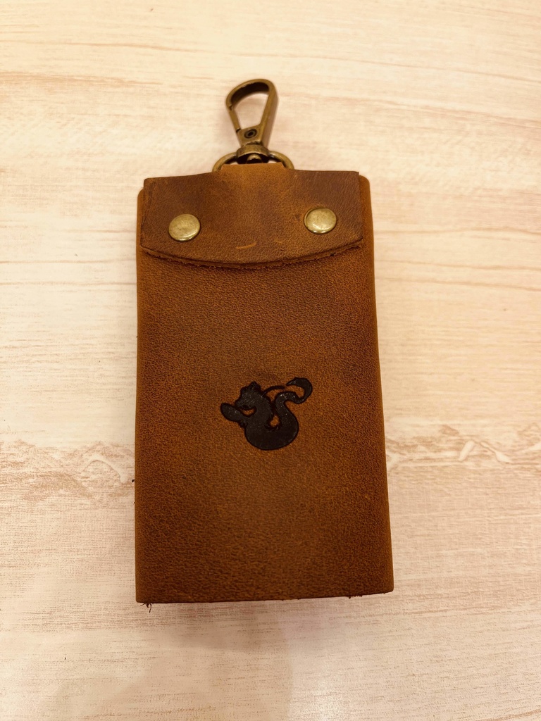 タツミモチーフ レザー キーケース