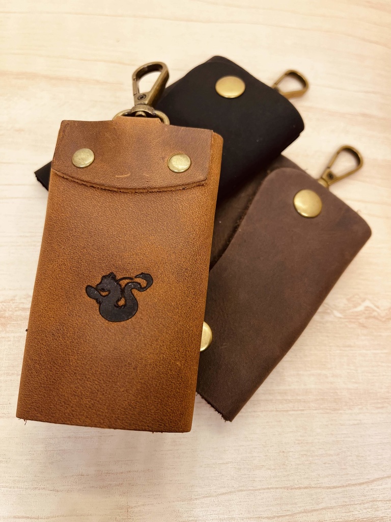 タツミモチーフ レザー キーケース