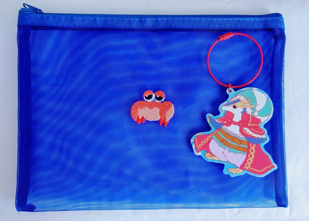 聖剣LoM メッシュポーチ&アクキーセット