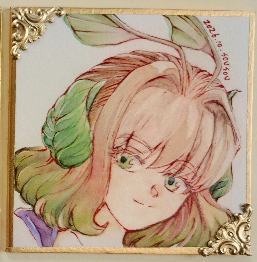 聖剣LoM 手描き豆色紙  フラメシュ