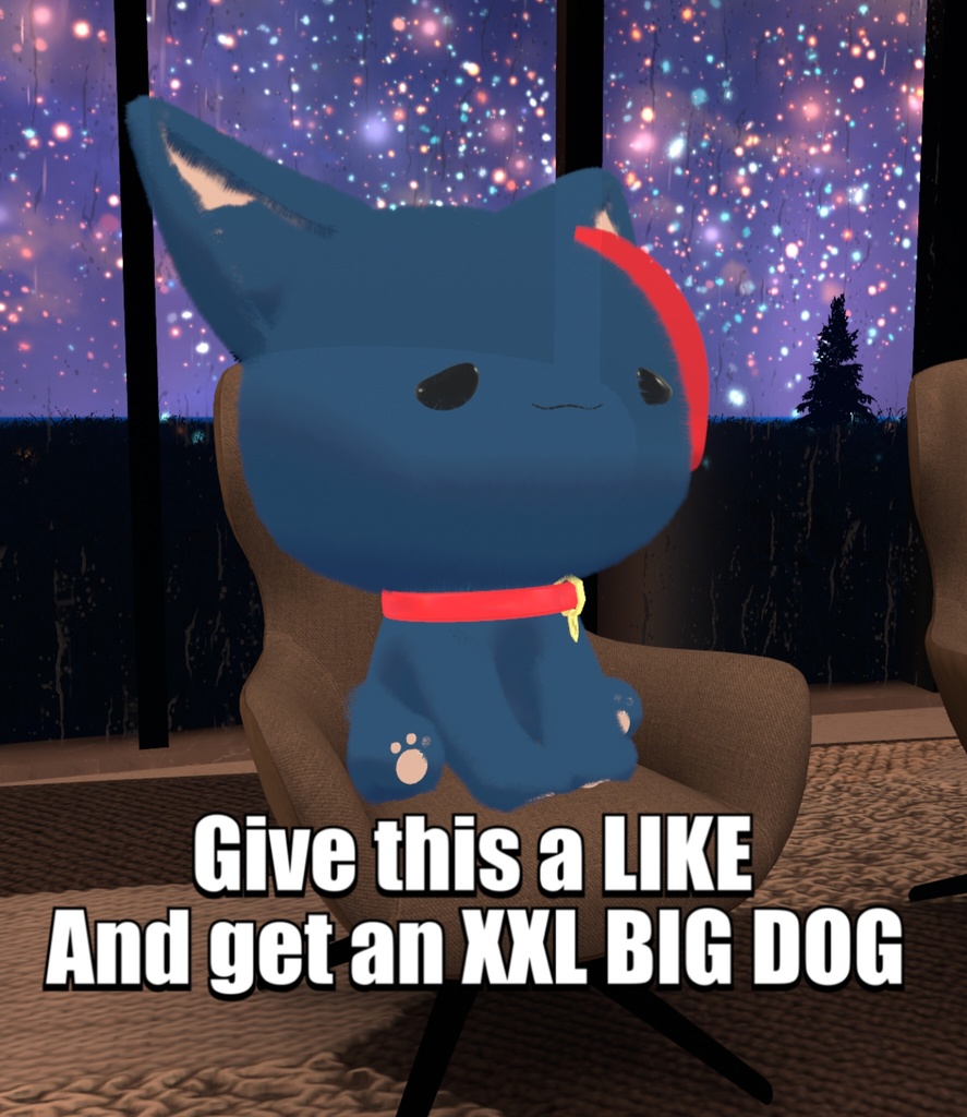 Merryweather BIG DOG 3D Model Plush