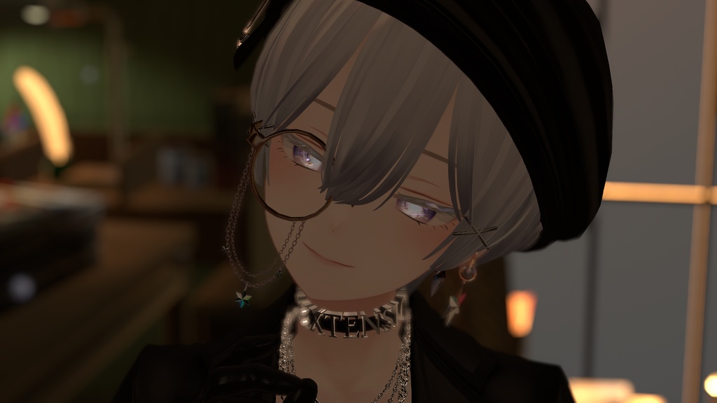 【3Dモデル】星の落下のモノクル