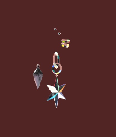 【3Dモデル】星の落下のモノクル