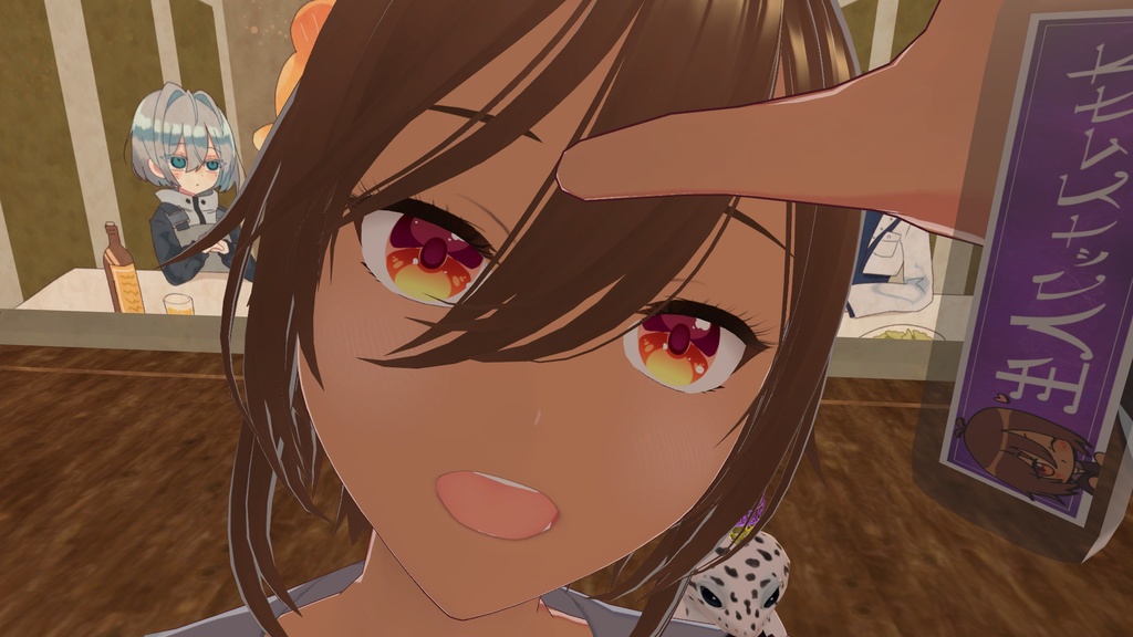 【3Dモデル】オカマスナック人生アクリルキーホルダー