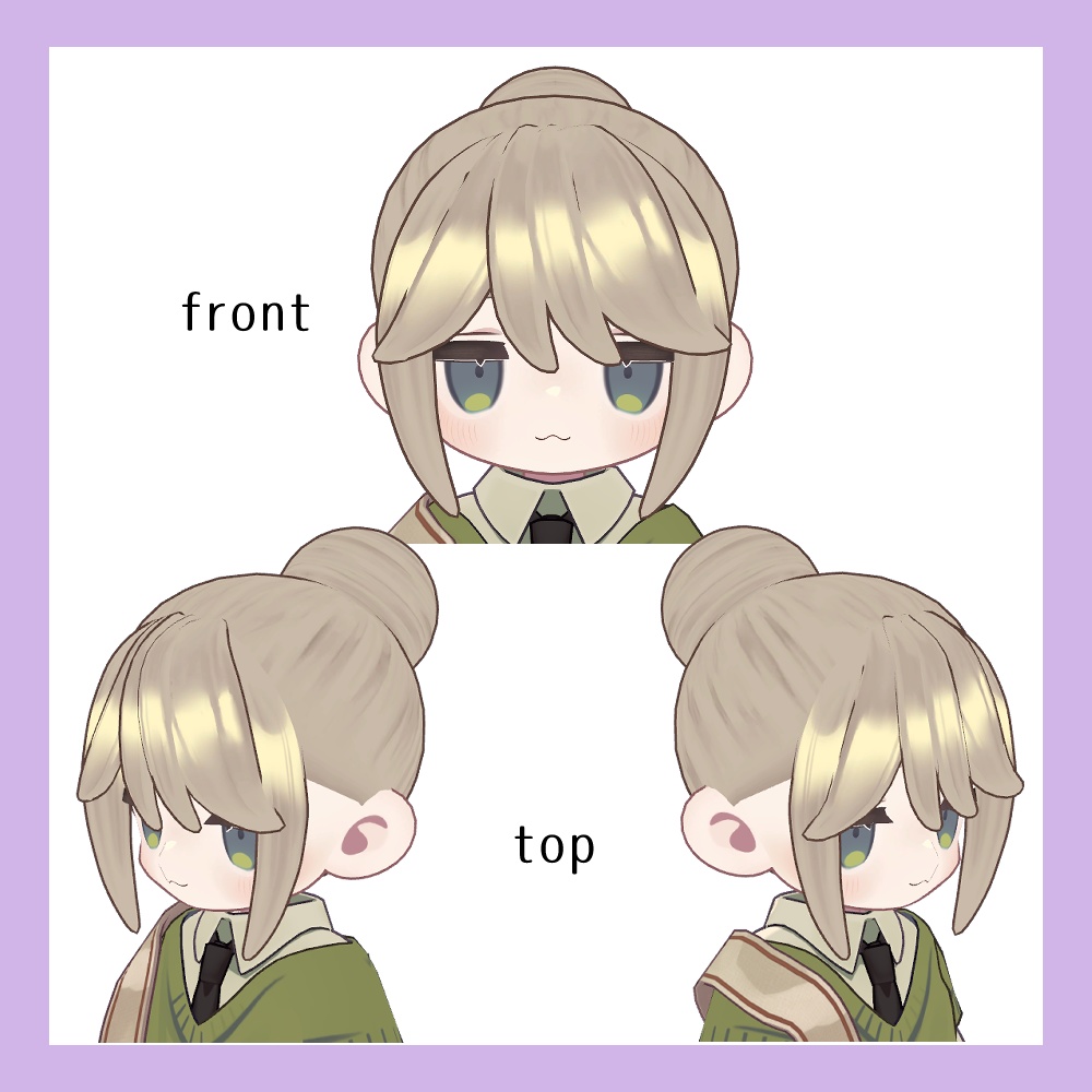 シンプルおだんごヘアー【キプフェル対応】