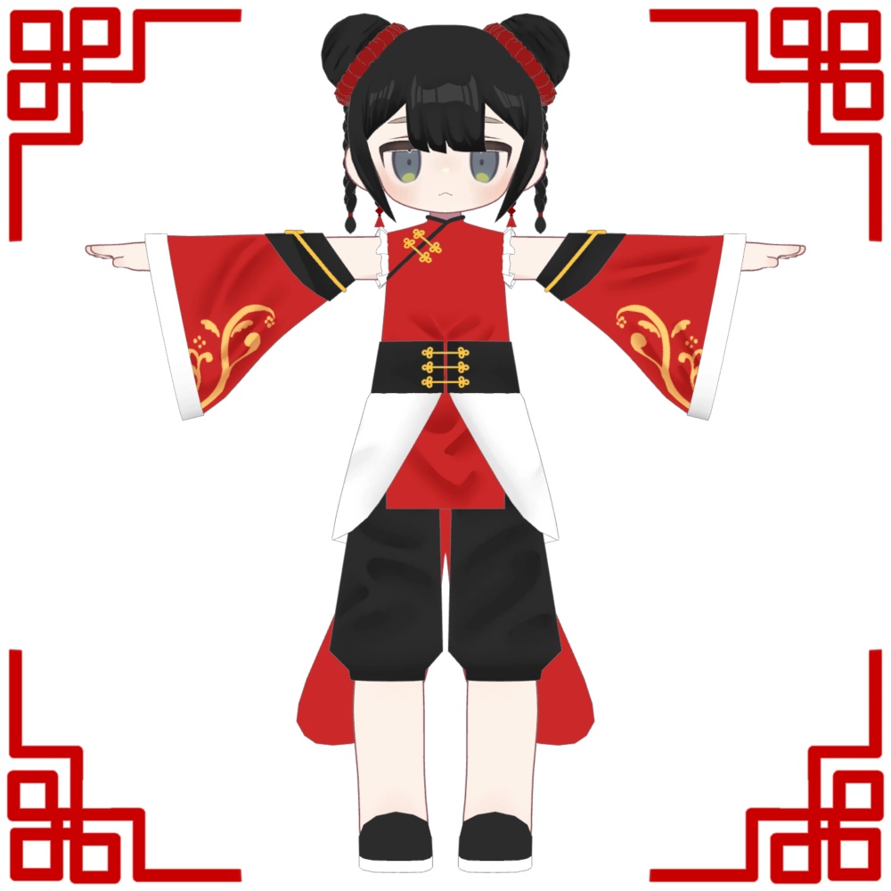 【髪型・衣装】おだんごちゃいな【キプフェル対応】