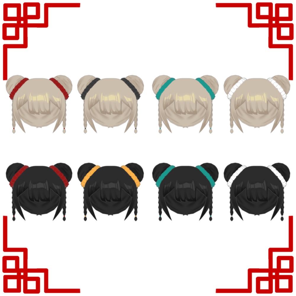 【髪型・衣装】おだんごちゃいな【キプフェル対応】