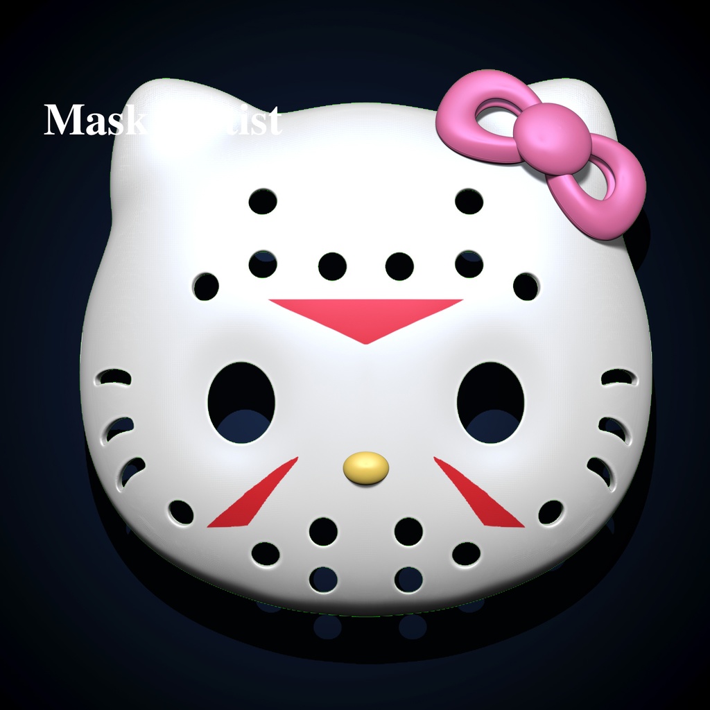 hello kitty jason mask - 3d print