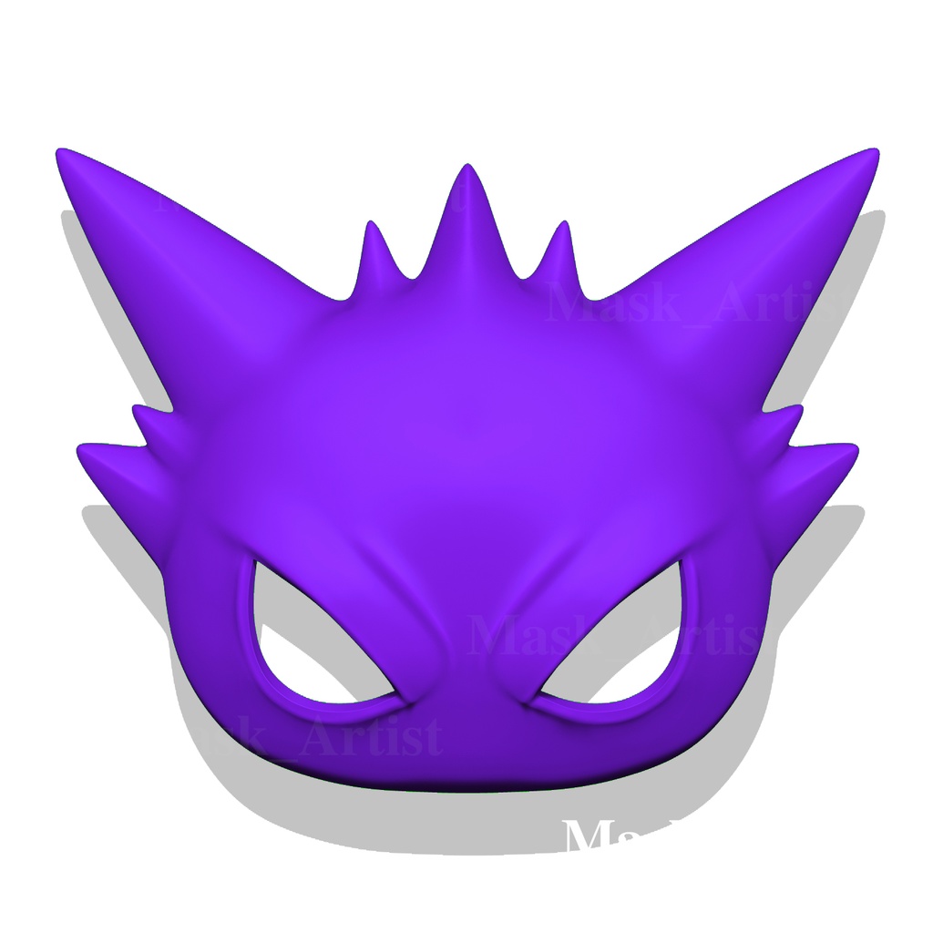 gengar mask - 3d print