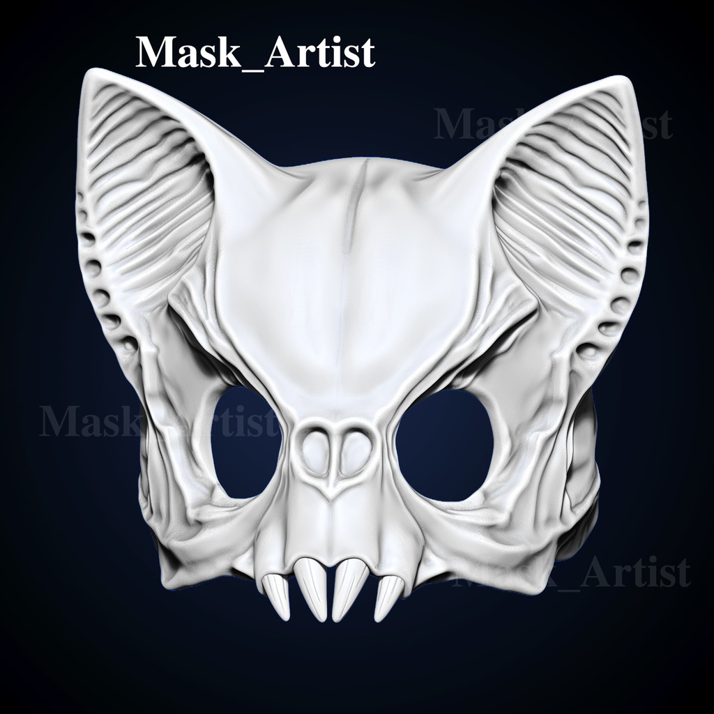 Cat skull mask