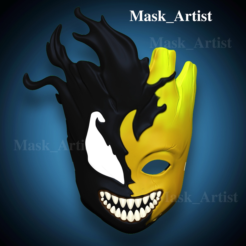 Groot venom mask - 3d print