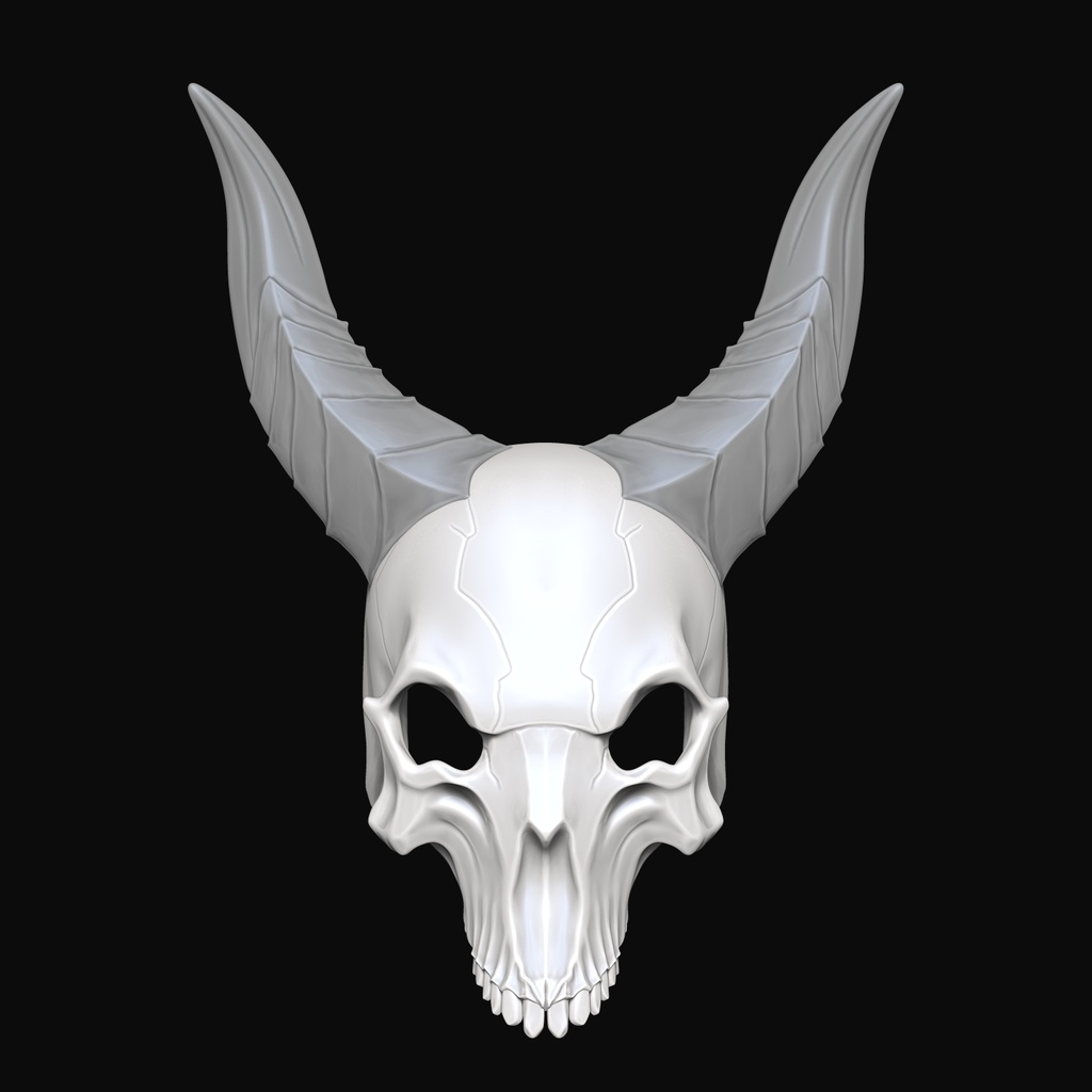 Goat Skull mask - 3d print