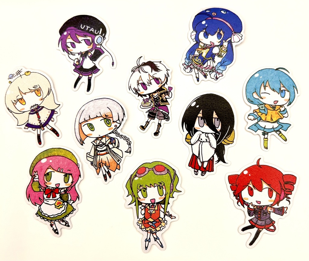 合成音声ステッカー　第一弾