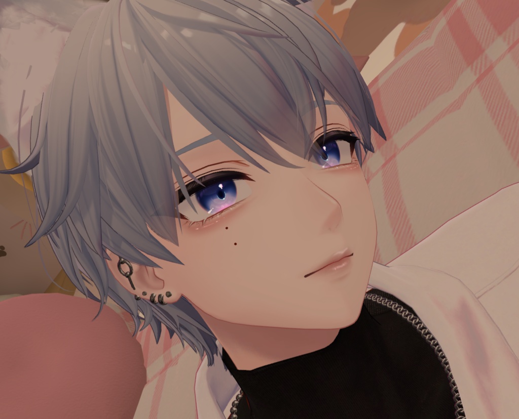 【狛乃用メイクテクスチャ】pink_make