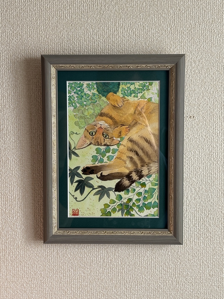 緑に包まれて　220×150mm