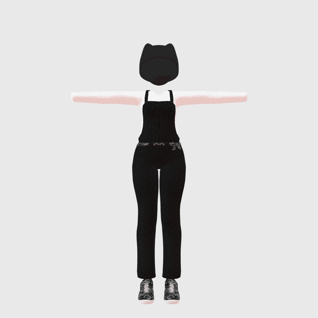 ソルシエル素体想定衣装「オーバーオール」