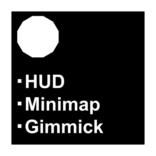 【無料】HUD_Minimap_Gimmick/HMG【VRChat用・MA対応】
