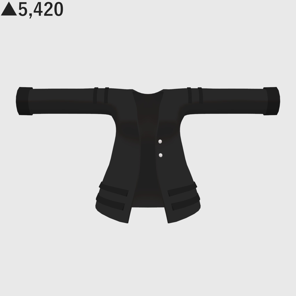 ソルシエル素体想定衣装「制服っぽい衣装」