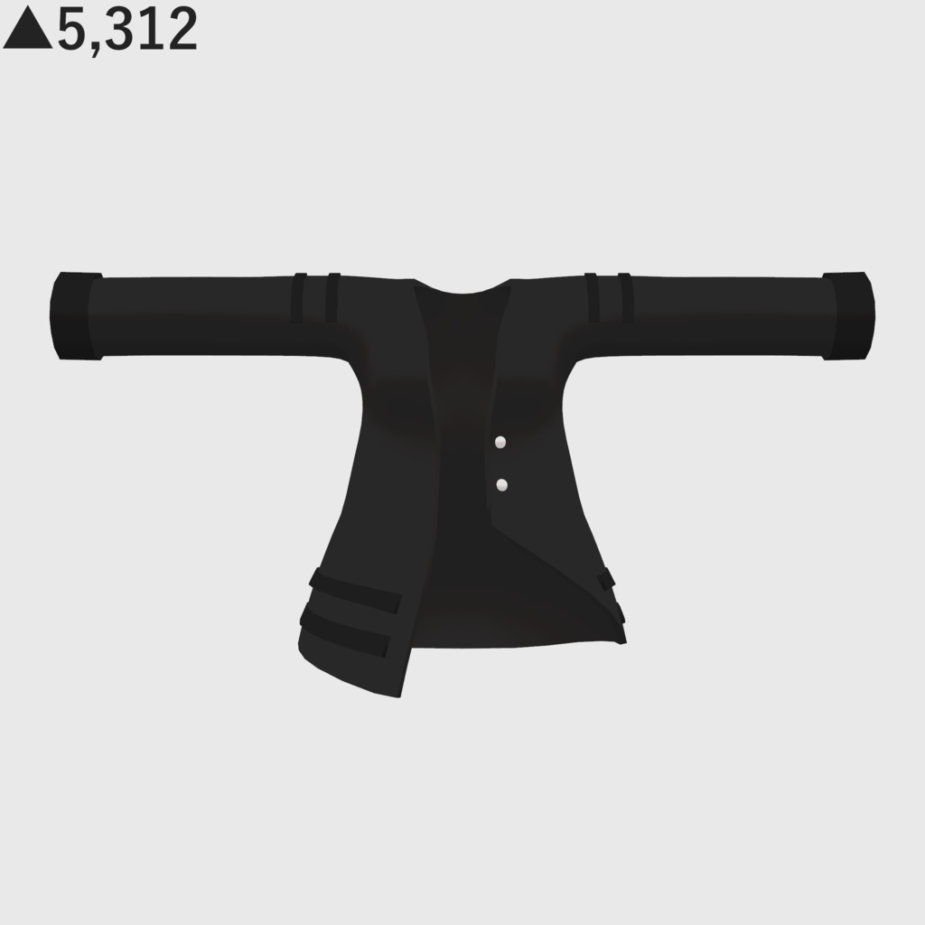 ソルシエル素体想定衣装「制服っぽい衣装」