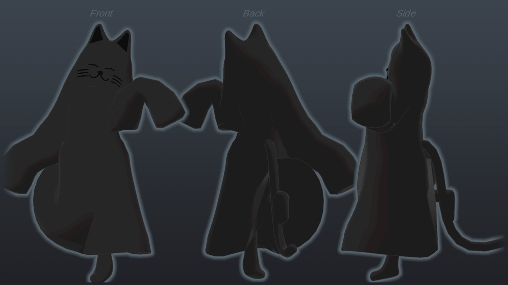 ソルシエル素体想定衣装「ねこ型おばけ衣装」