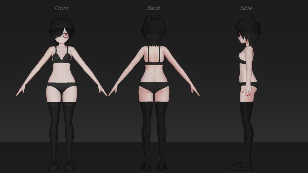 ソルシエル素体想定衣装「セクシーシースルー衣装」