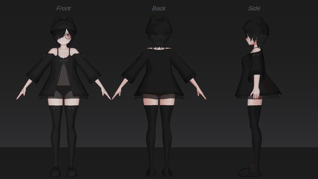 ソルシエル素体想定衣装「セクシーシースルー衣装」