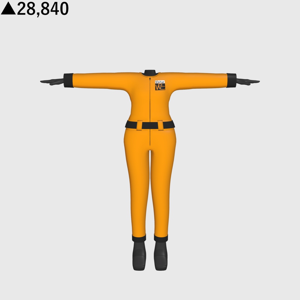 ソルシエル素体想定衣装「リーサルなカンパニーな衣装」